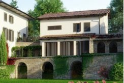 Sui Colli di Bergamo, zona piscine villa